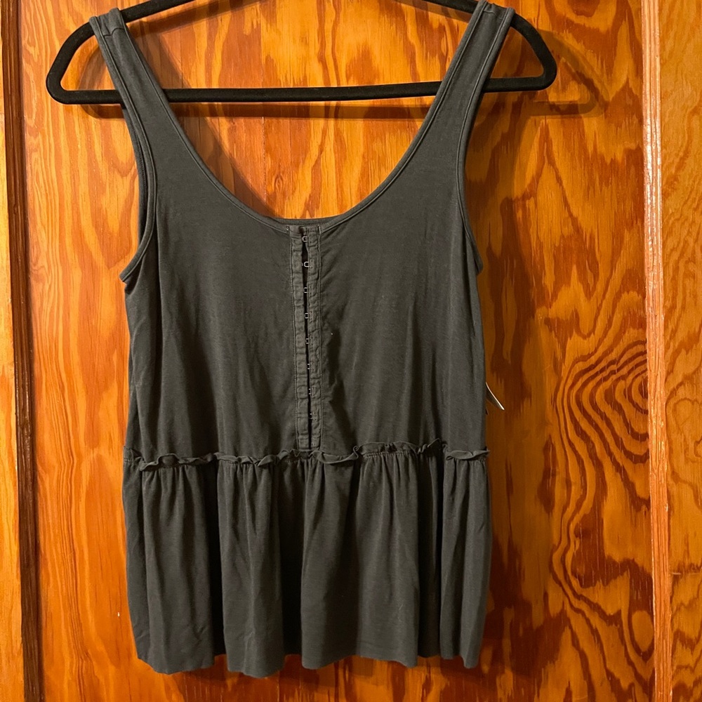 AE dark grey cropped tank
